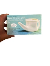 Ancient Secrets NETI POT Nasal Cleansing Pot - Brand New & Sealed - Lotus Brands