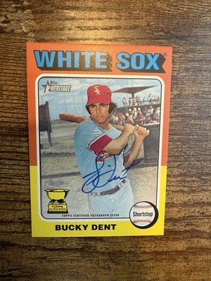 2024 Topps Heritage High Number - Real One Autographs Bucky Dent #ROA-BD (AU)