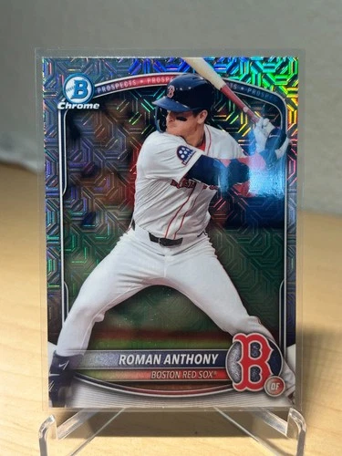 2025 Bowman Chrome - Roman Anthony #BCP-167 Mojo Refractor Boston Red Sox