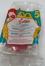 Vintage 1995 McDonald's Happy Meal Barbie 5 USA Barbie Read 