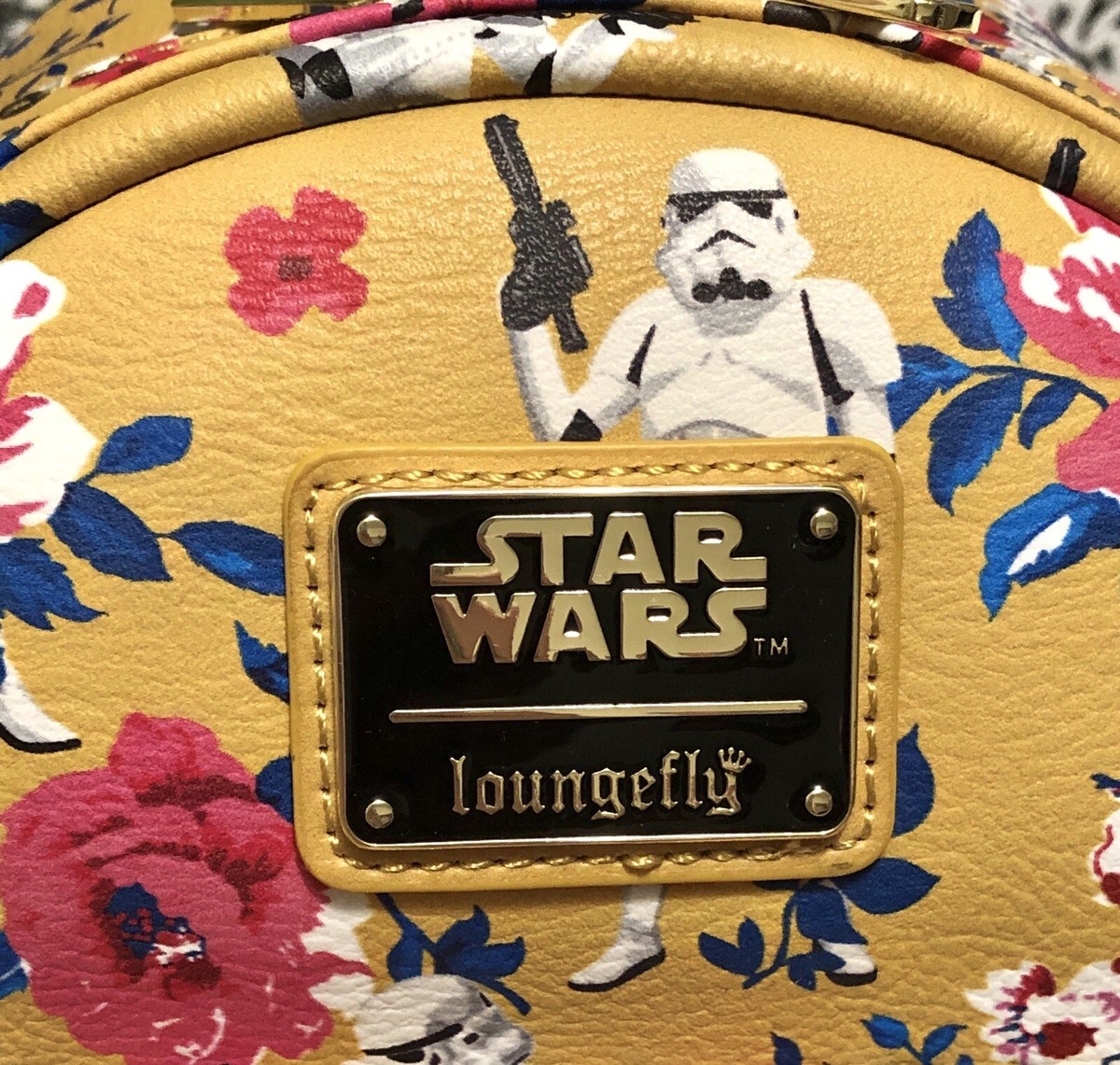 Loungefly Stars Wars Floral Backpack (Yellow) Get Ready for May the 4th with These Loungefly Looks! main image 3