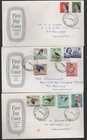 1966 Australia Decimal Definitive Series Birds QE11 APO Shield FDC's