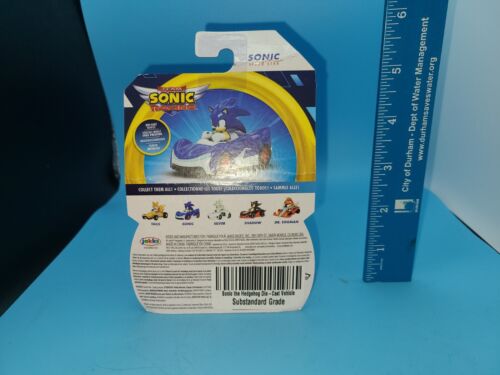 2022 Jakks Pacific Sonic The Hedgehog Speed Star Sonic Team Racing Car "No Star" - Picture 2 of 4