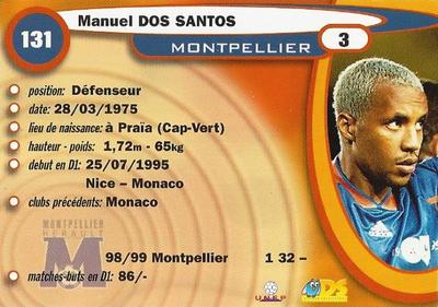 Carte De Foot MONTPELLIER #137 – Philippe Delaye – Collection DS FOOT 2000 (État Neuf)