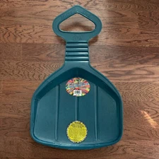 RIVA Kids Micro Sled Vtg Y2K Snowboard Plastic Handle Super Fast Slick Bottom