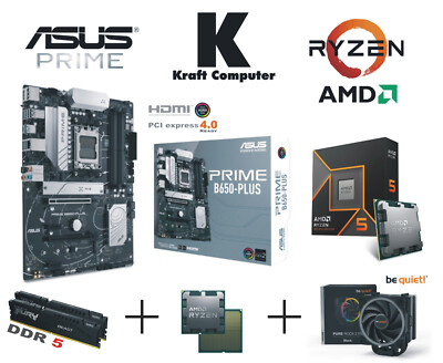 PC Bundle AufrüstKit Ryzen 5 9600X (6x5,6GHz)+ASUS PRIME B650-Plus +16GB 6000MHz