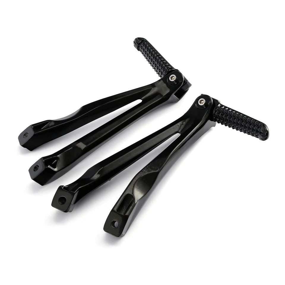 Soporte de estriberas de pasajero trasero apto para Yamaha YZF R1 2004-2008 2006 2007 negro Foto 3 de 4