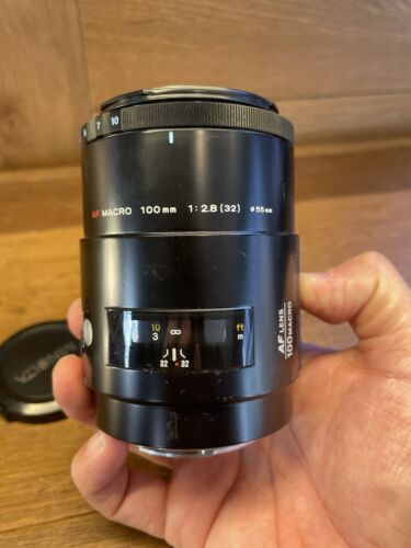 *Opt Mint* Minolta AF Macro 100mm F/2.8 Close Up Lens Sony A Mount From Japan - Picture 2 of 10
