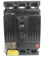 GENERAL ELECTRIC 15 AMP 3 POLE CIRCUIT BREAKER TEB132015 ...  UB-39