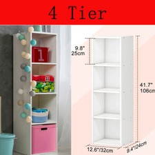 Tall Wide Wooden 2/3/4/5 Cube Bookcase Shelving Display Storage Unit Cabinet 