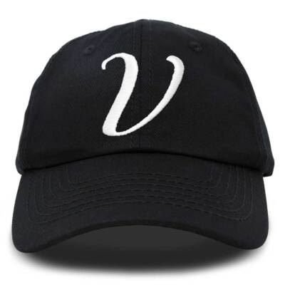 Dalix Initial Letter V Hat