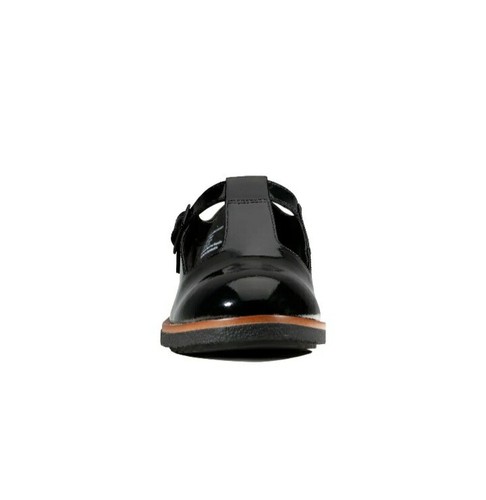 Clarks Ladies/Girls * Griffin Town * Black Patent Leather Shoes UK 4 D - Picture 3 of 6
