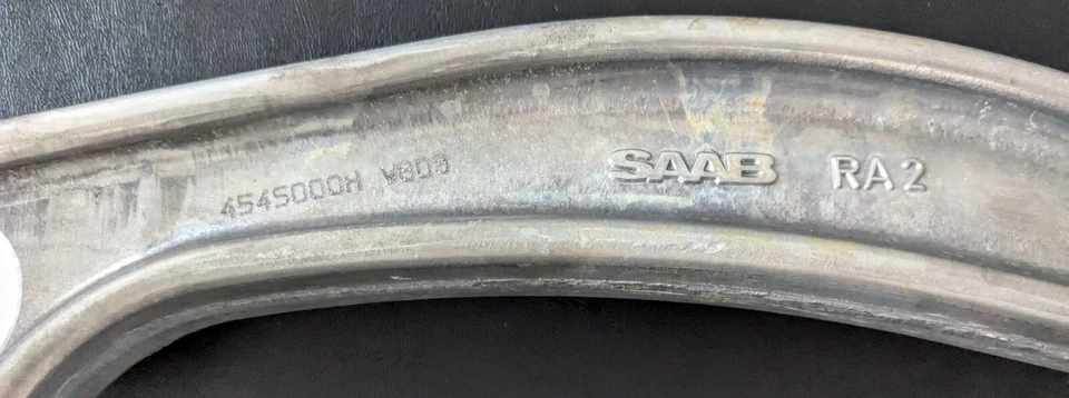 SAAB 4545000 / 4483806 NOS Genuine OEM RH Stanchion Arm 900NG 1994-95 MAKE OFFER - Image 2 of 3