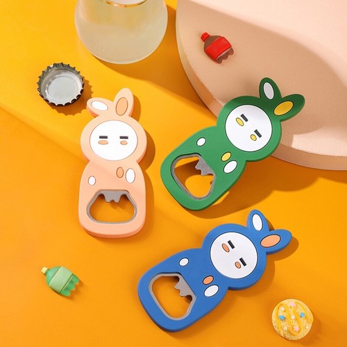 Soft PVC Cartoon Beer Corkscrew Kitchen Tools Hand Bottle Corkscrew Opener - Picture 5 of 9