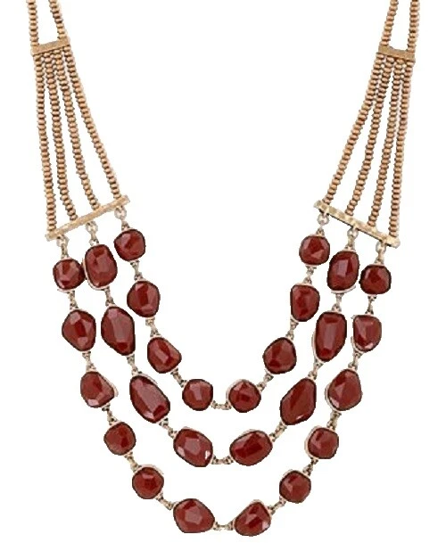 Declaración chapado en oro Amarillo de Cuero Moda Collares y Colgantes