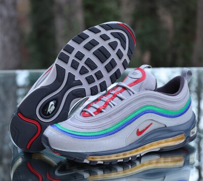 Nike Air Max 97 Nintendo 64 Men's Size 9 Grey Red Green Custom
