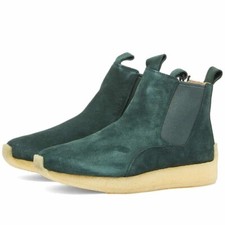 Image of Clarks Originals Radlett Dark Green Suede Men's Boots Size UK 7 1/2 G/ RRP £180