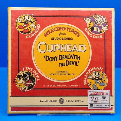 Cuphead Vinyl Record Soundtrack 2 x LP Selected Tunes Don't