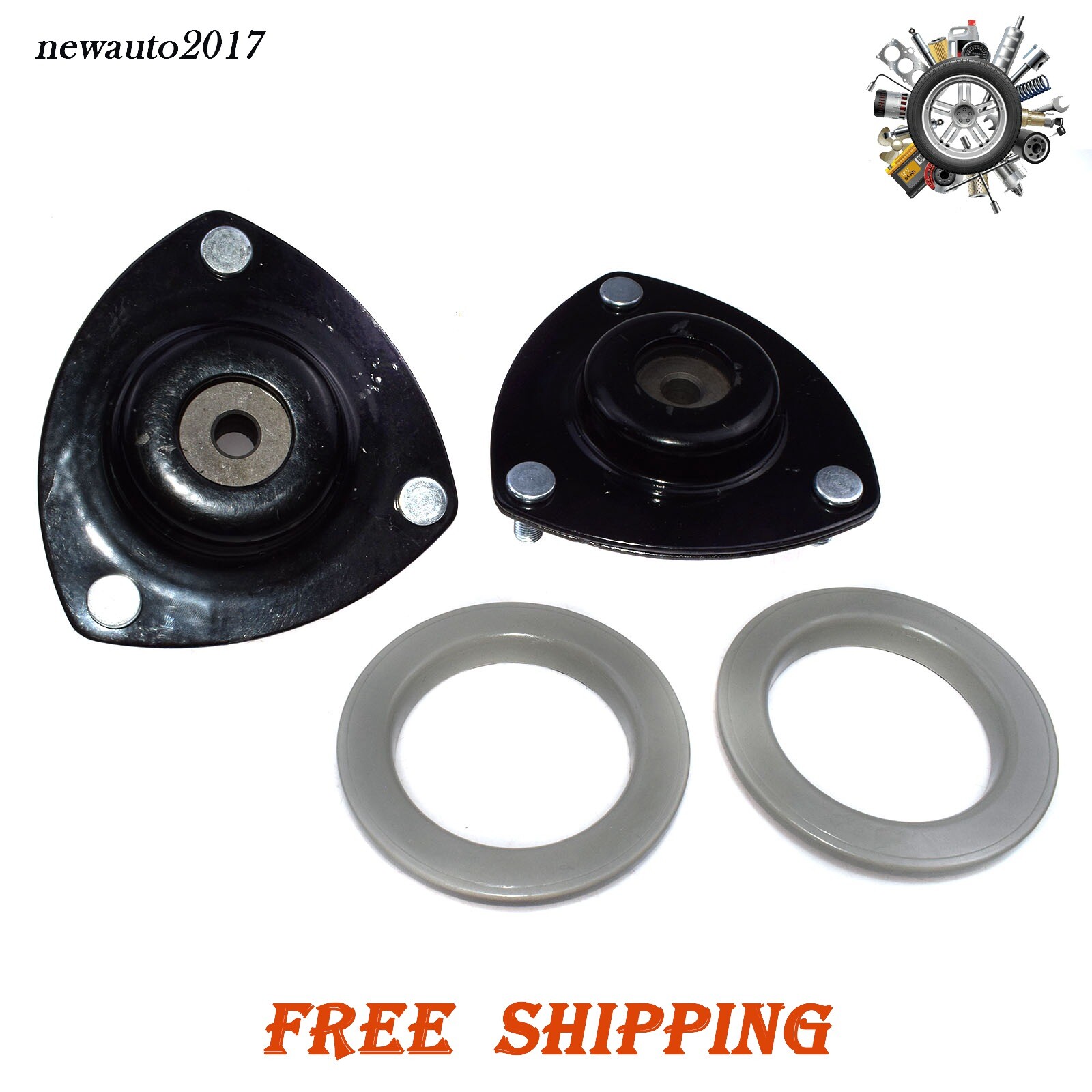 Front Upper Strut Mounts SET For Acura EL RSX Honda Civic CRV 51726