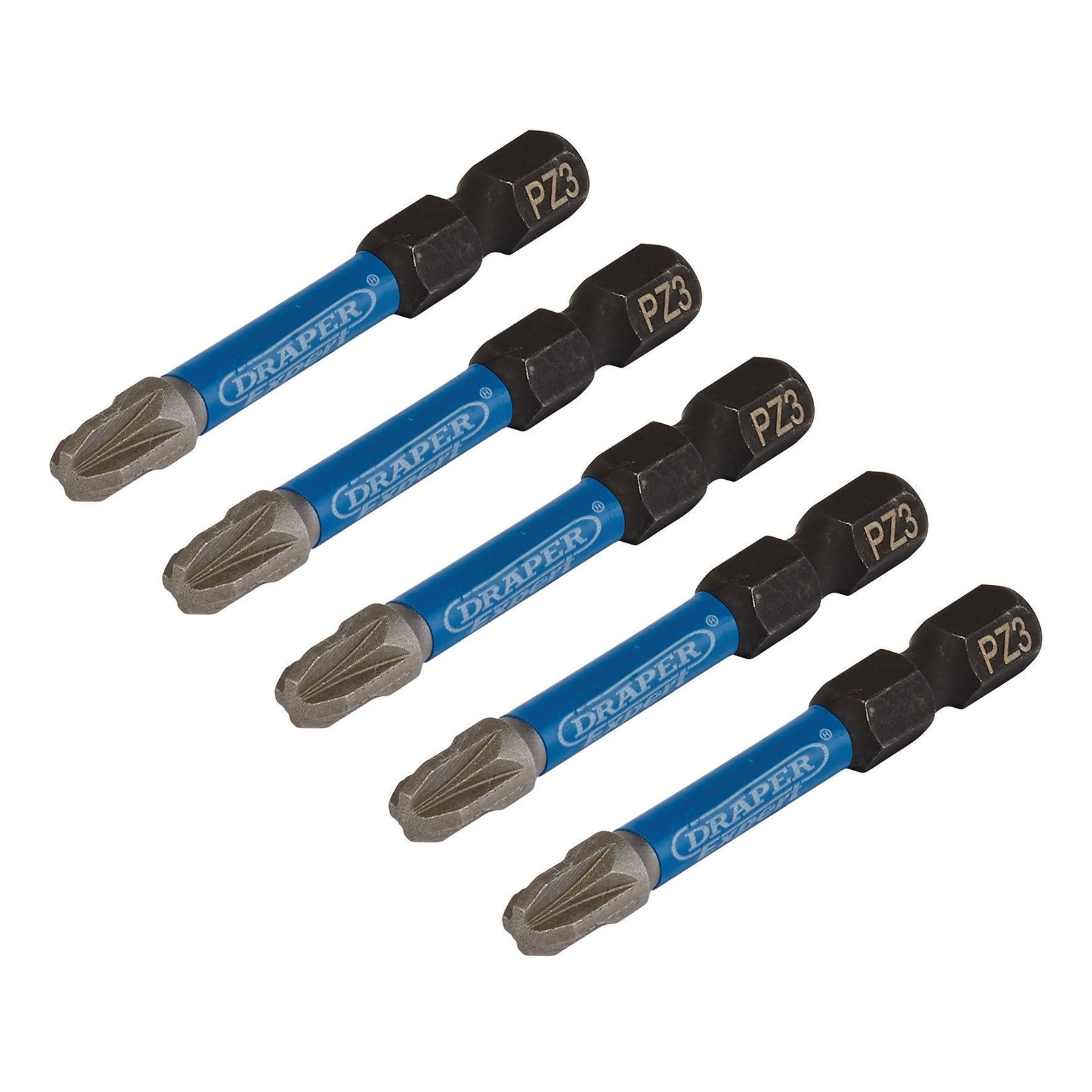 Draper PZ3 x 50mm Impact ScrewDriver Bit 5Pk IMBH/PZ50/5