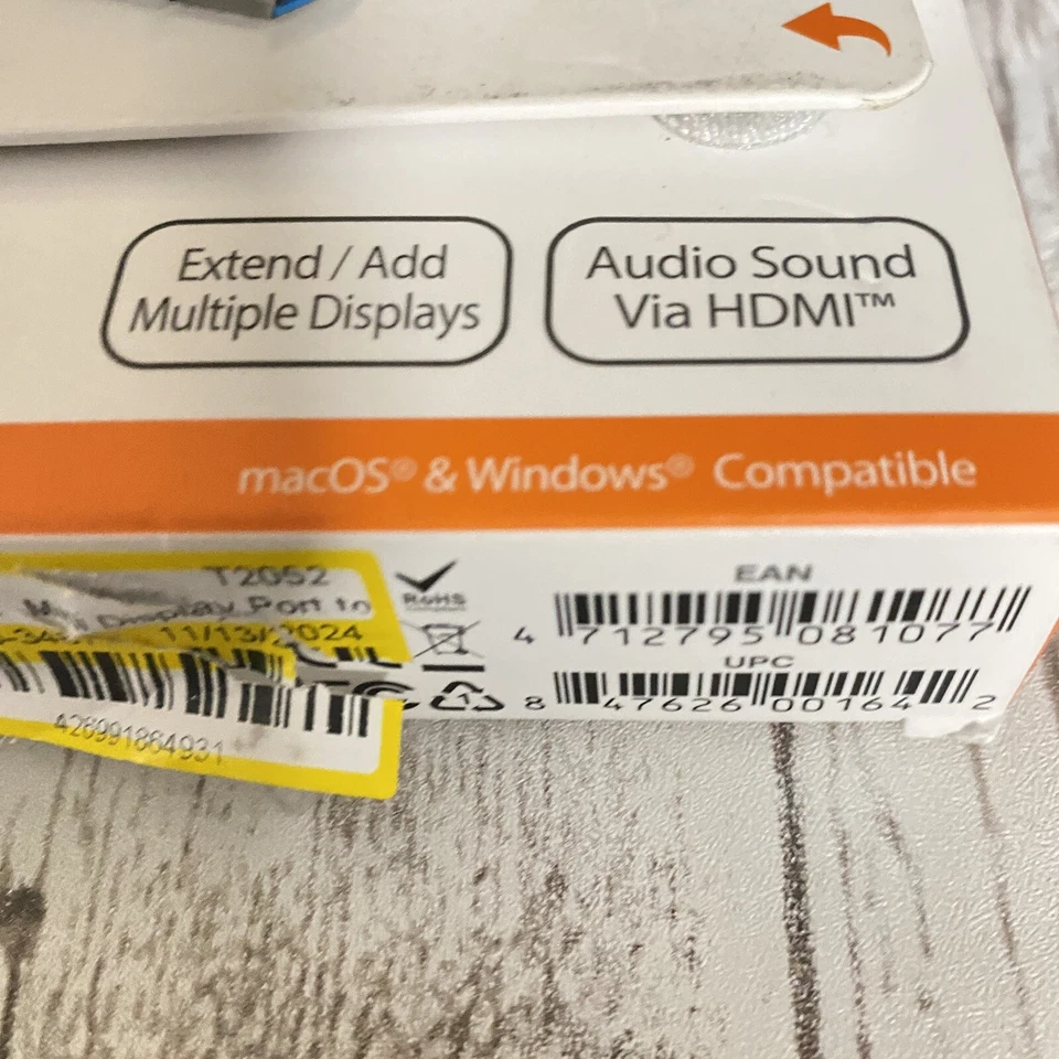 USB to HDMI Multi-Monitor Adapter- J5 Create Full HD 1080p New In Box - Image 3 of 3