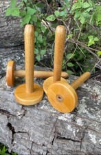 wooden bobbins for cone winders, oak maple