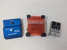 Effect Pedal Lot Untested Ultra-DI DI20 Rocktron Hush Behringer Ultra-G GI100