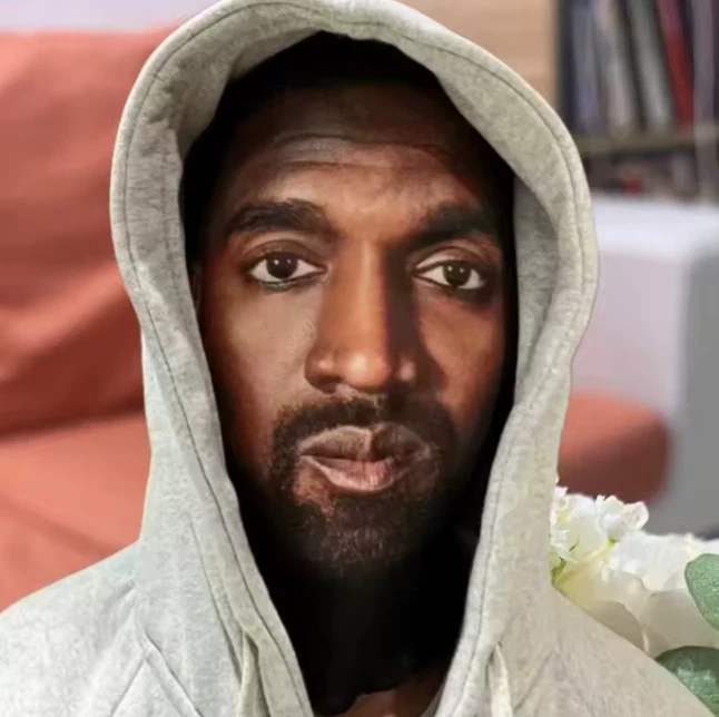 Realistic Celebrity Full Face Mask Kanye Rock Ronaldo Lebron Costume For Party - Image 2 of 3