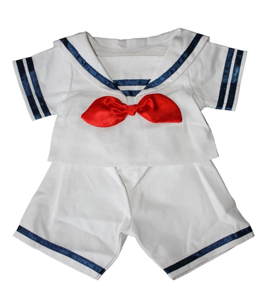 TEDDY MOUNTAIN Matrose mit Hut Teddybär Kleidung Outfit passt 16" Build a Bear Bären