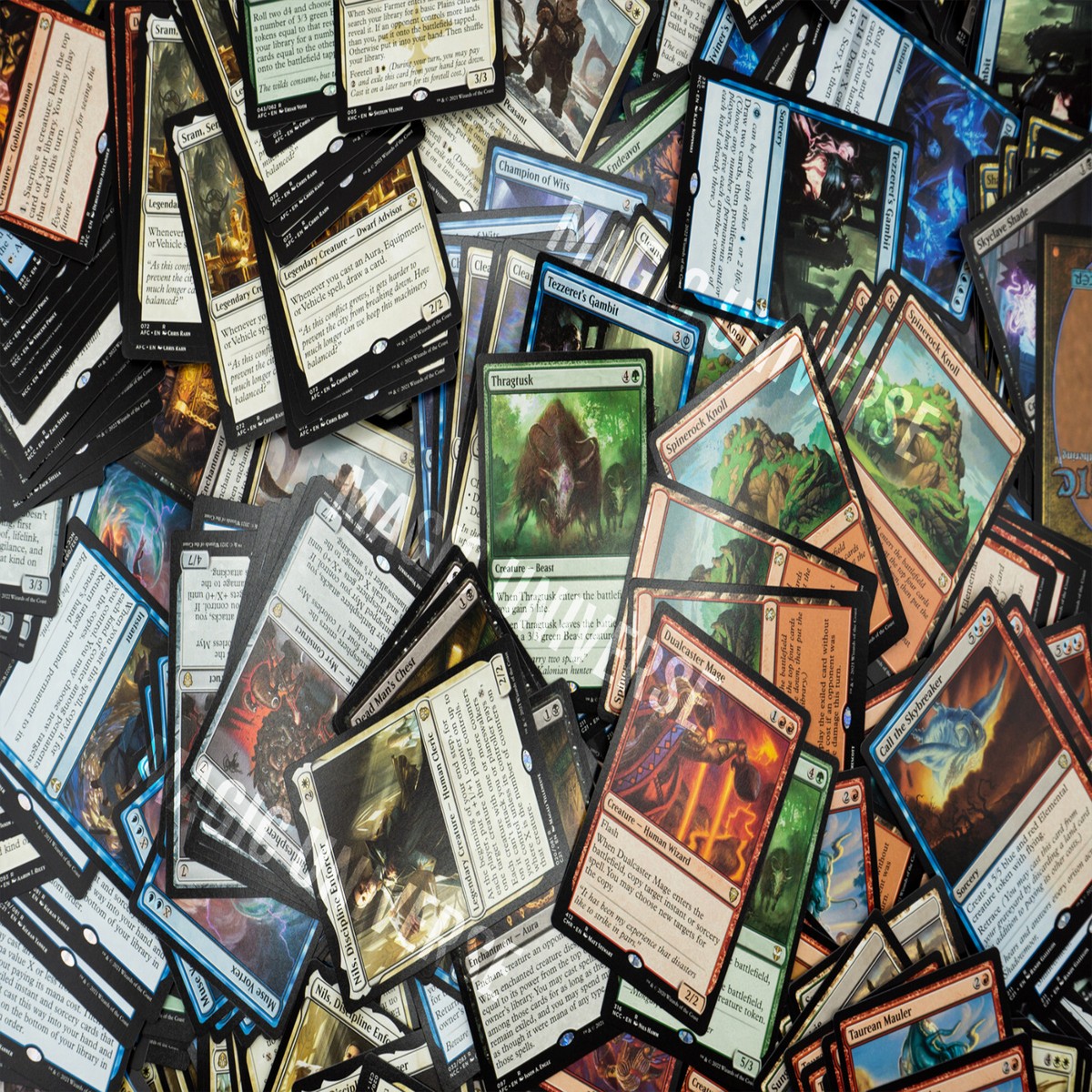 MTG 1000 RARES ONLY MTG ALL COMMANDER RARE LOT MAGIC: THE