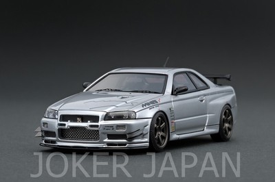 Ignition Model IG1816 1/43 Nissan Skyline GT-R Mine`s (R34) Silver 