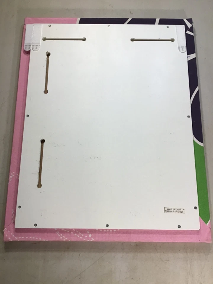 Pink Floral Tack Board 20” x 16” Very Nice Used Condition: Ivan Lendl Estate - Image 4 of 4