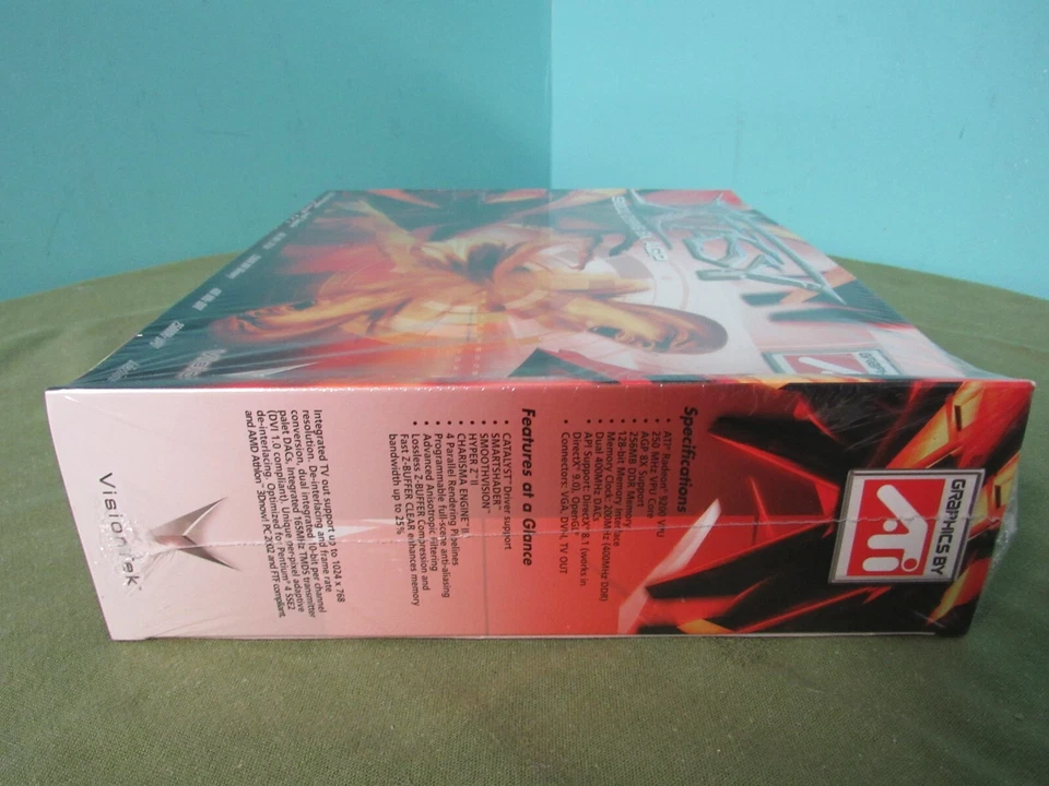Vision Tek Xtasy ATI Radeon 9200 256MB DDR AGP 8x Vintage Computer Video Card - Image 3 of 4