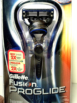 Gillette Fusion ProGlide Razor + Precision Trimmer 2 Cartridges 5 Blade Lot of 2