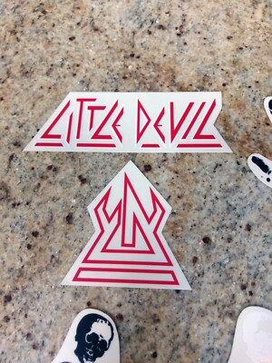 6 Little Devil BMX Stickers Mid School LD Decals | eBay