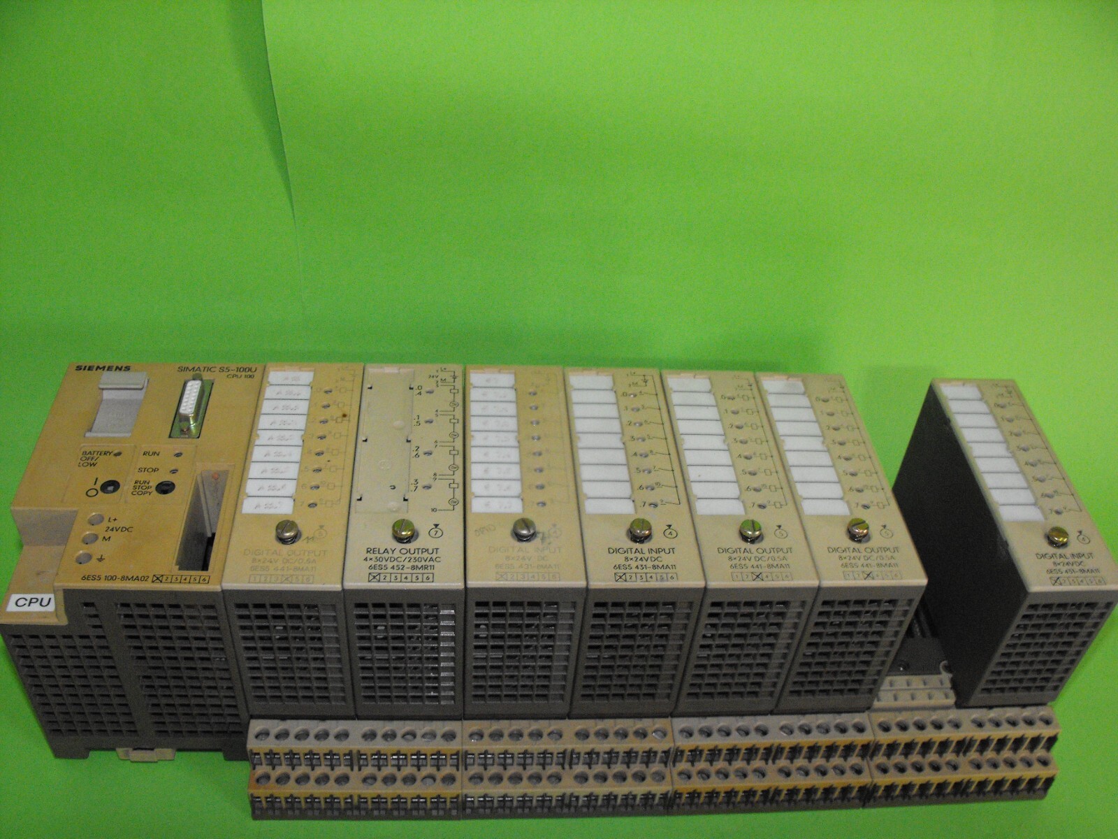 Siemens Simatic S5-100U.+INTERFACE MODULE.USED | eBay