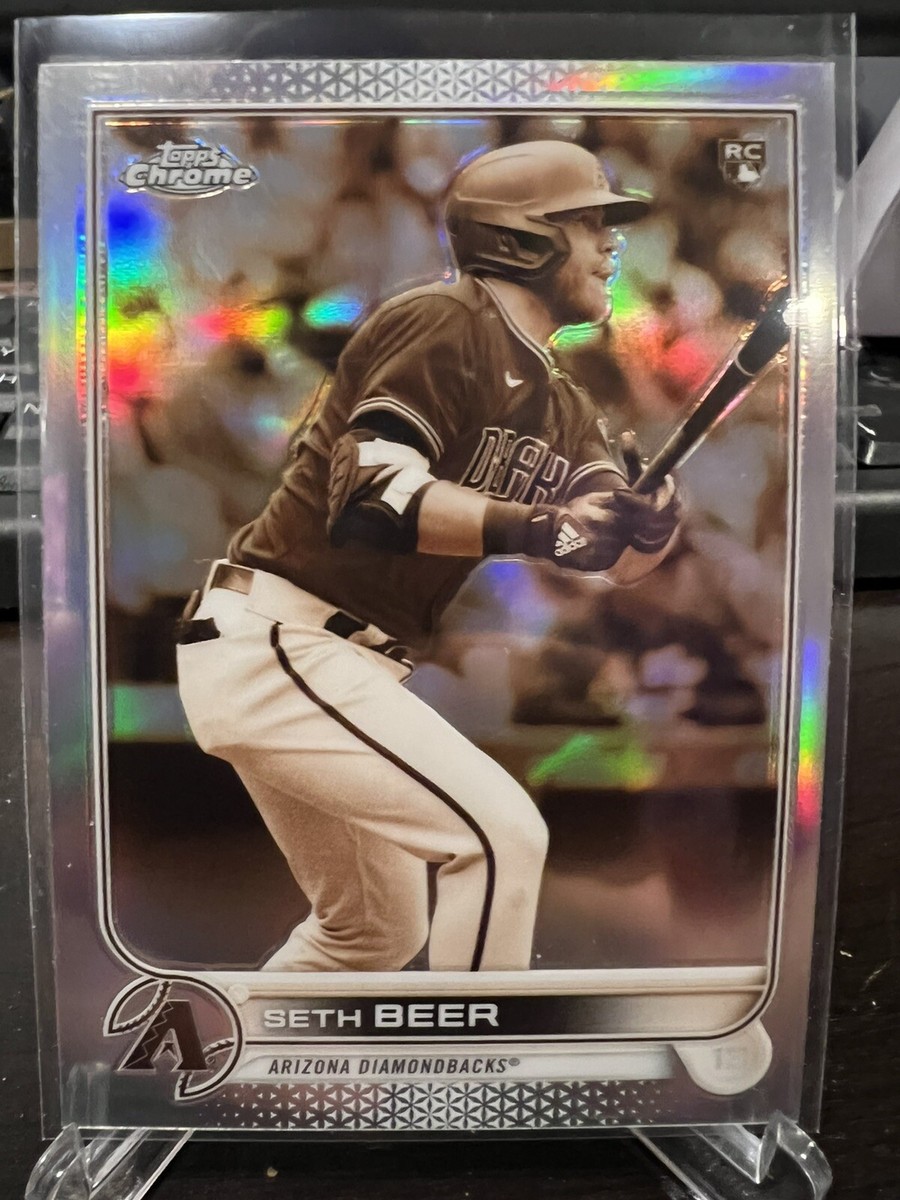 2022 Topps Chrome Seth Beer RC Sepia Refractor Arizona