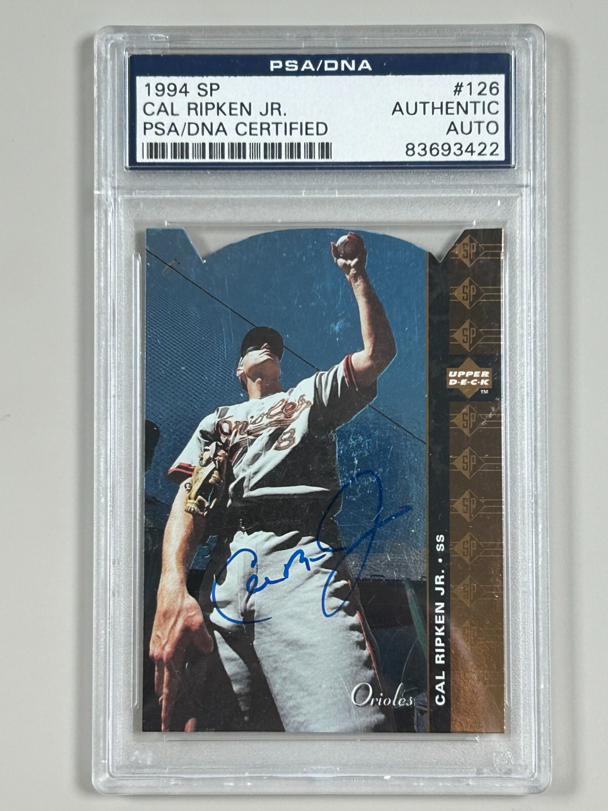 Cal Ripken Jr Signed 1994 Upper Deck SP Card #126 PSA DNA HOF Baltimore Orioles