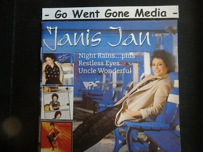 JANIS IAN - Night Rains/Restless Eyes/Uncle Wonderful - 2 CD Edsel 2010 - 32 Tr.