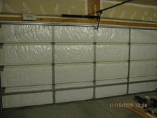 2 CAR 16FT X 7FT WHITE POLY-AIR FOAM GARAGE DOOR REFLECTIVE INSULATION KIT R8