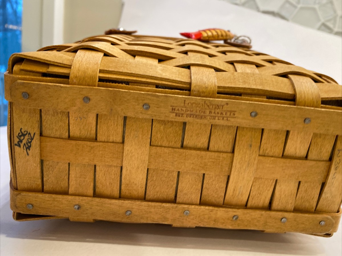 Longaberger Mini Basket Purse Plastic Liner And Cloth Liner