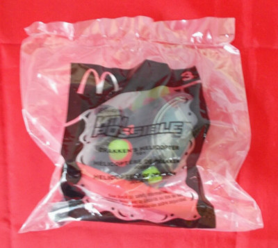 McDonalds Happy Meal Toy Kim Possible #3 Drakken's Helicopter New, Sealed Pack