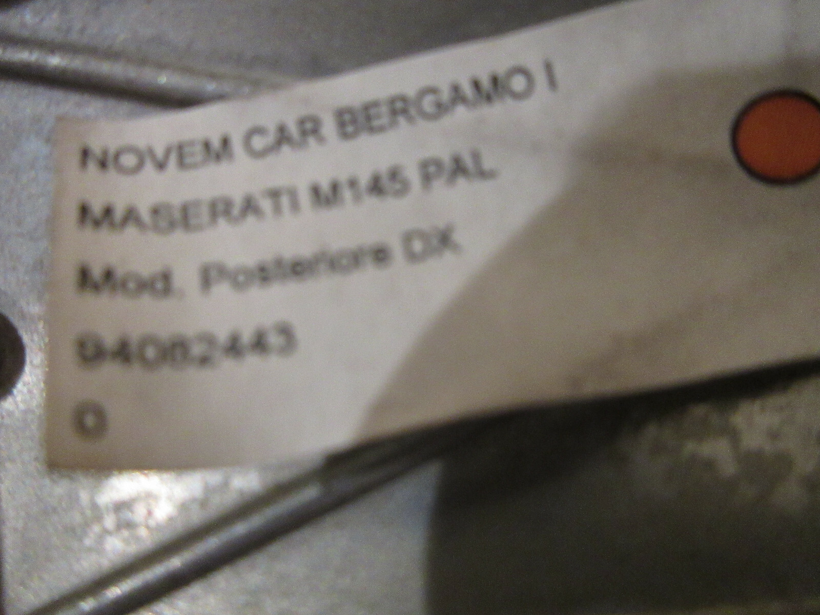 Maserati GranTurismo - RH Rear Interior Moulding - Wood Grain - P/N 69232500
