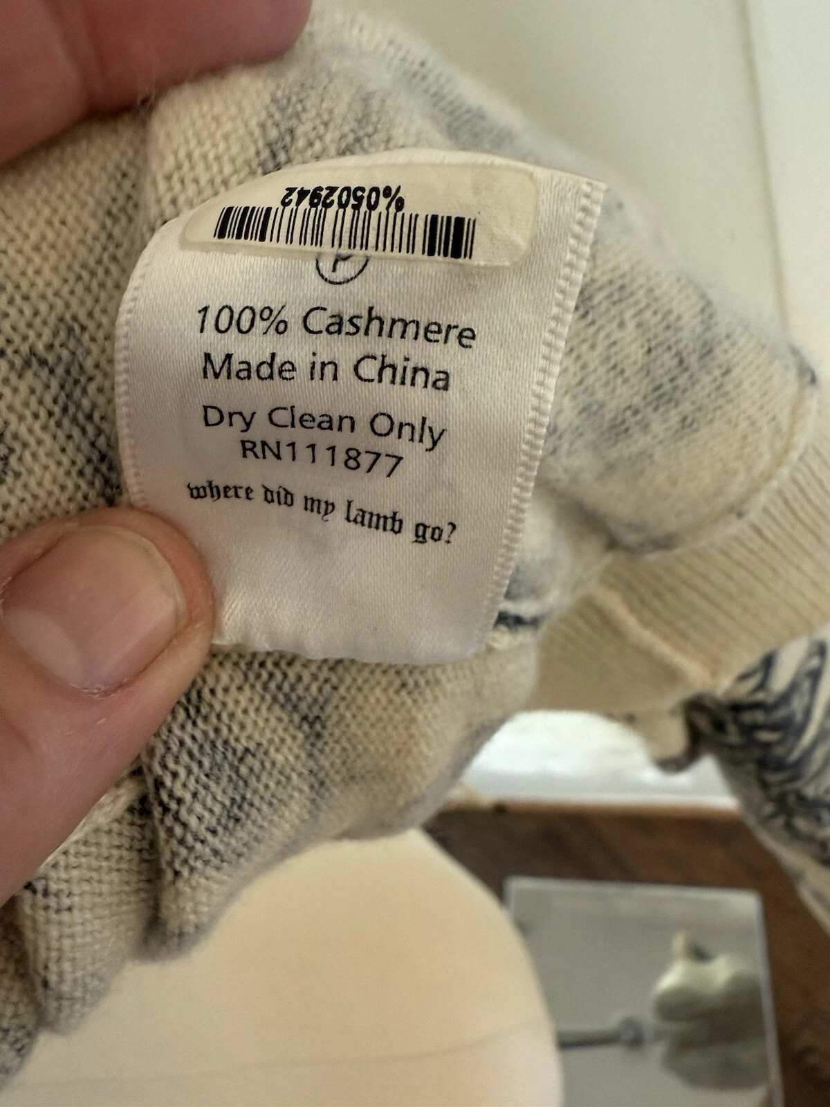 OFF WHITE L.A.M.B. Felpa con cappuccio By Gwen Stefani in cashmere