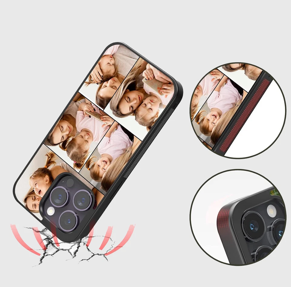 Funda de teléfono loco para iPhone 15 Samsung Galaxy S23 aspecto tiburón ballena de agua Foto 4 de 4