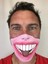 thumbnail 6 - FUNNY HALF FACE BIG TEETH VENEERS RYLAN SMILE MASK LATEX FANCY DRESS STAG PARTY