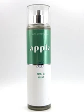 BATH & BODY WORKS APPLE NO. 3 FRAGRANCE MIST BODY SPRAY 8 FL OZ