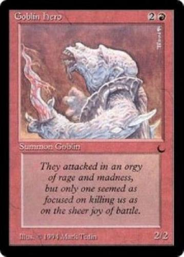 Goblin Hero The Dark MtG LP to NM