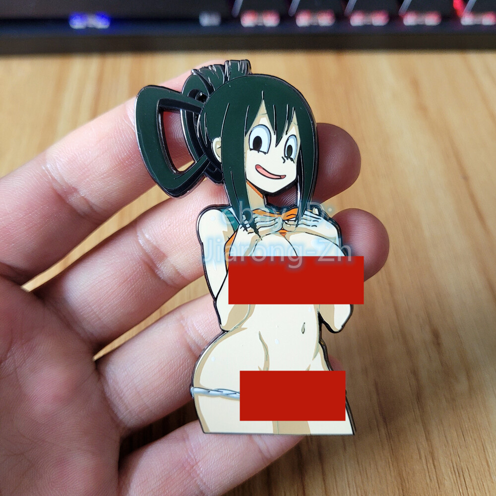 Broche insignia metal pin esmalte My Hero Academia/Asui Tsuyu colección anime