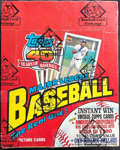 1991 Topps Baseball RACK Box Sealed (24 Packs) ~ BBCE Wrapped ~ Chipper Jones R
